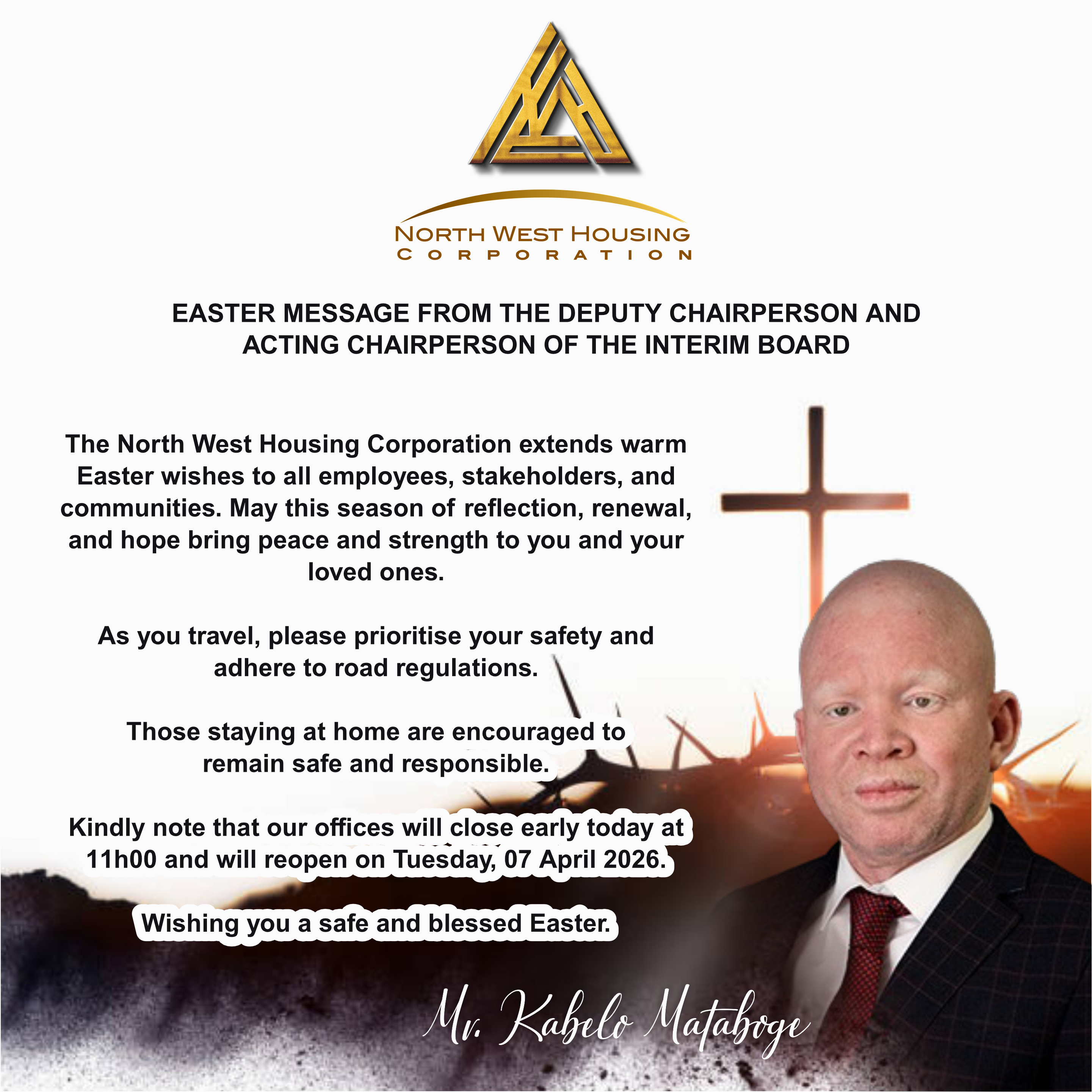 Easter Message from the North West Housing Corporation